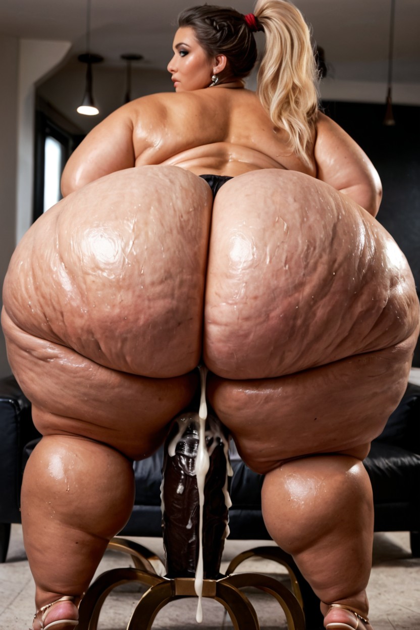 Veins On Cock, Huge Ass, Hyper Ass BBW AI Porn