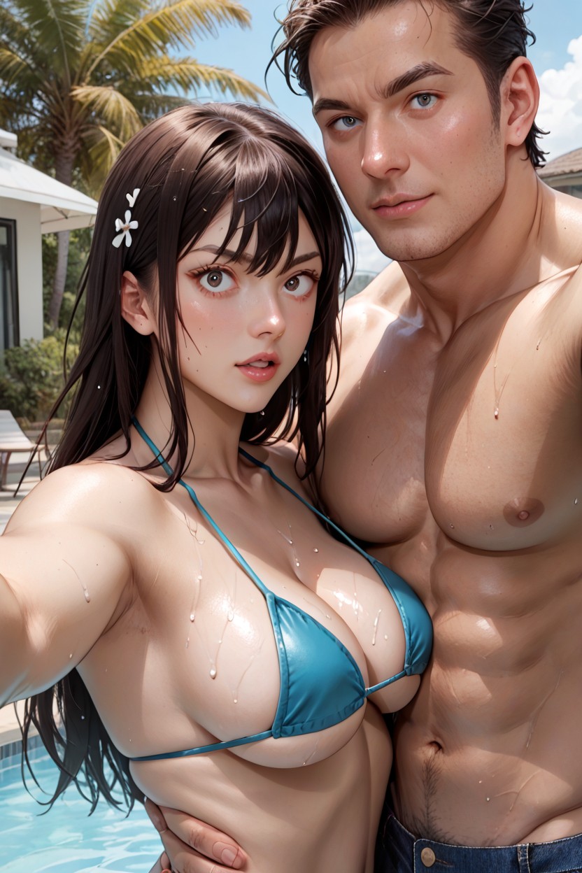 18+, Lean Body, Underboob AI Porn