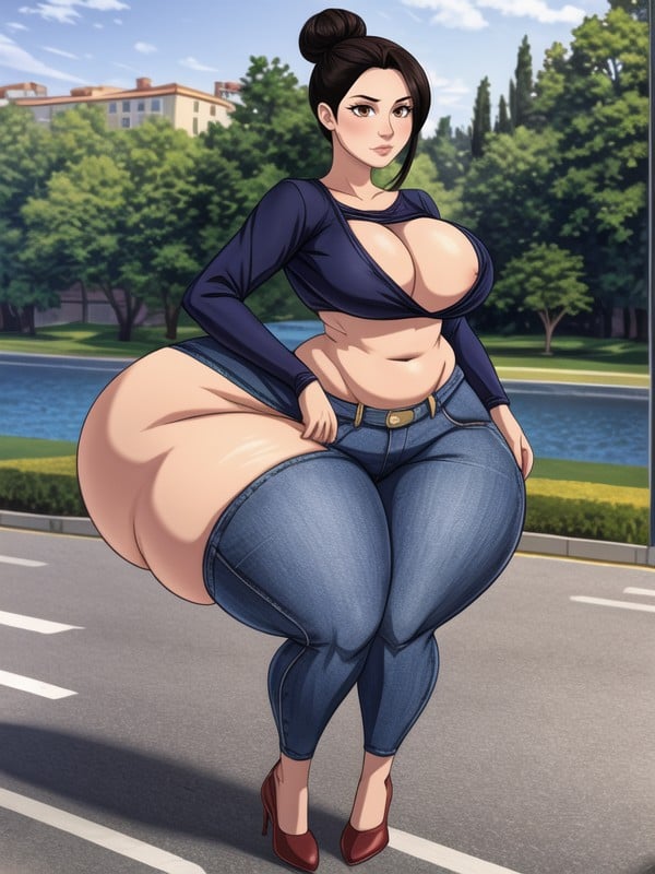 Sicilian Italian, Pear Shaped Woman, Pechos Masivos Hentai IA