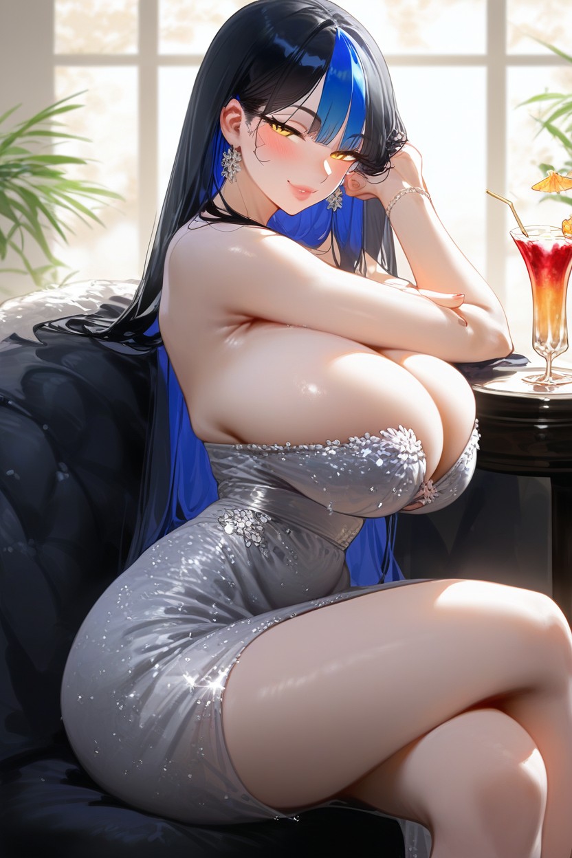 Wide Hips, Looking At Viewer, Full Lips Hentai AI Porn