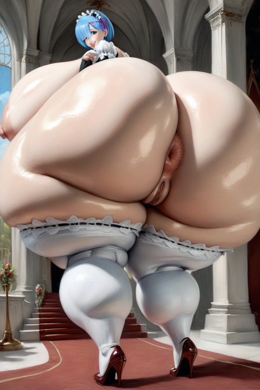 Hyper Ass, Maid Uniform, Maid AI Porn