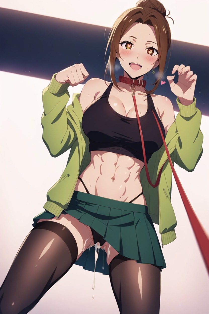 Soft Shadow, Cat Pose, Happy AI Porn