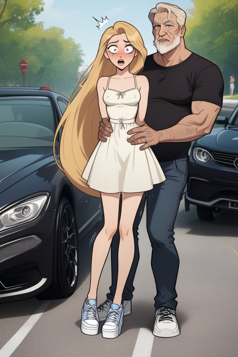 Accurate Anatomy, Eye Liner, Mouth Taped AI Porn
