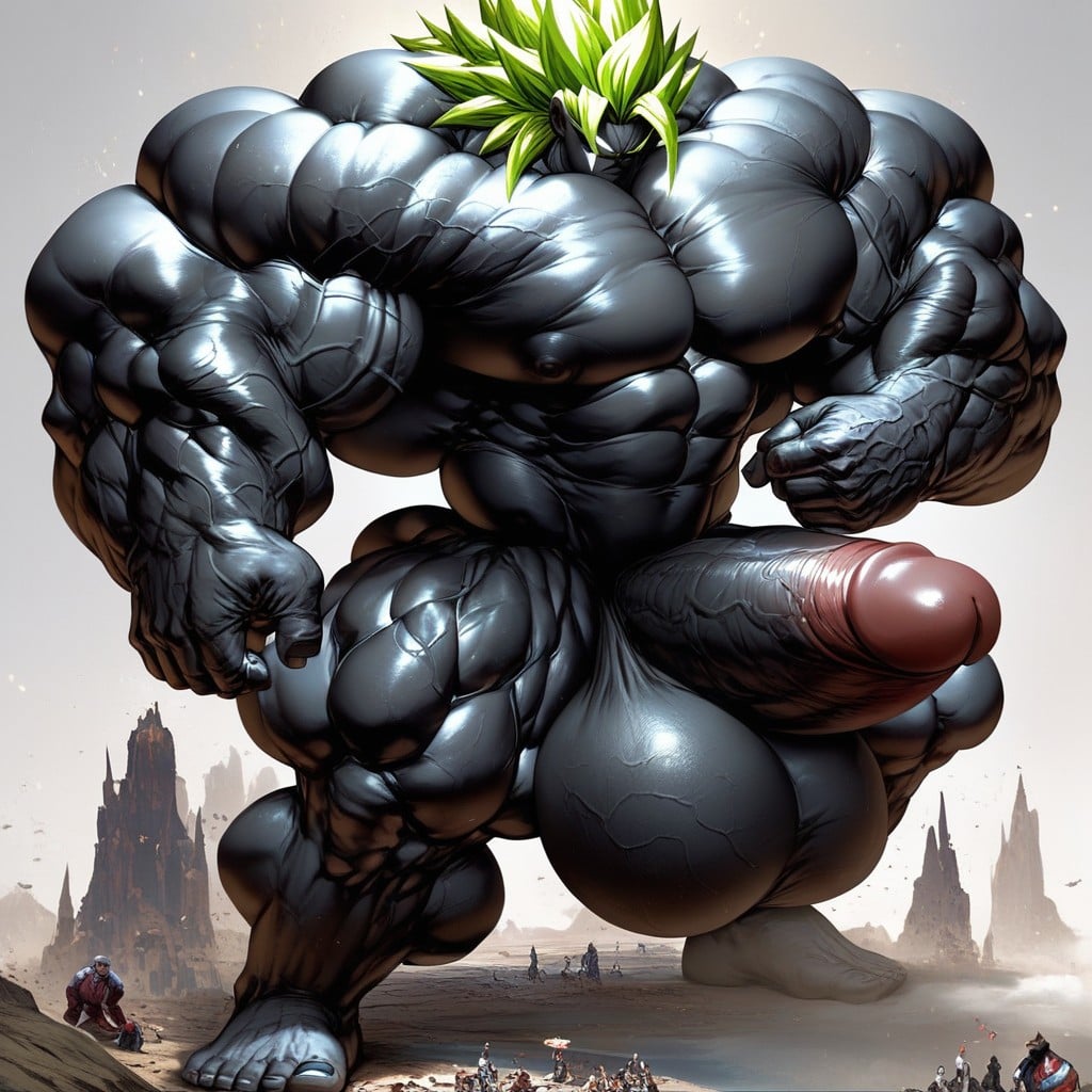 Big Man, Naked, Huge Muscle AI Gay Porn