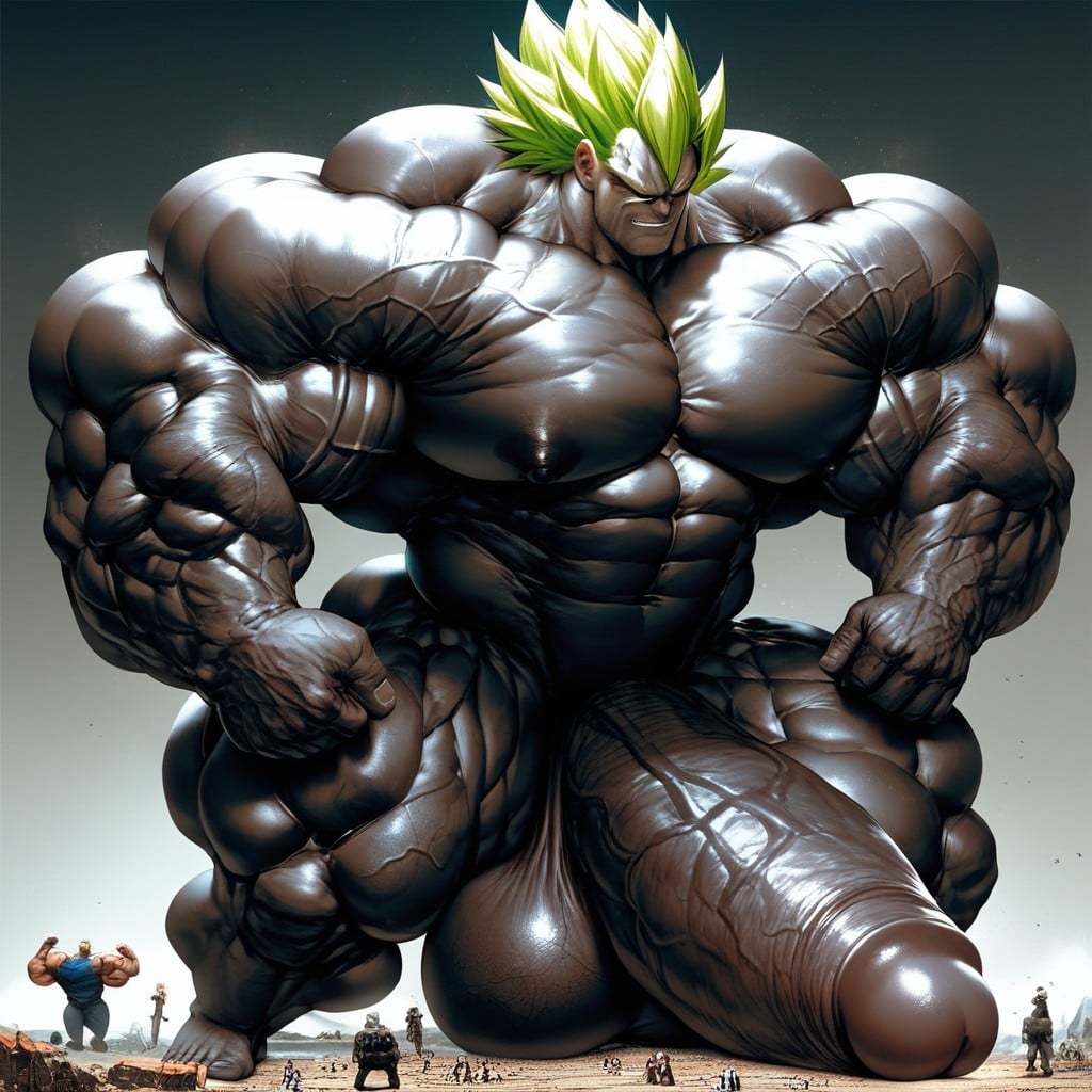 Hyper Macro, Hyper Muscle Growth, Giant Man AI Gay Porn