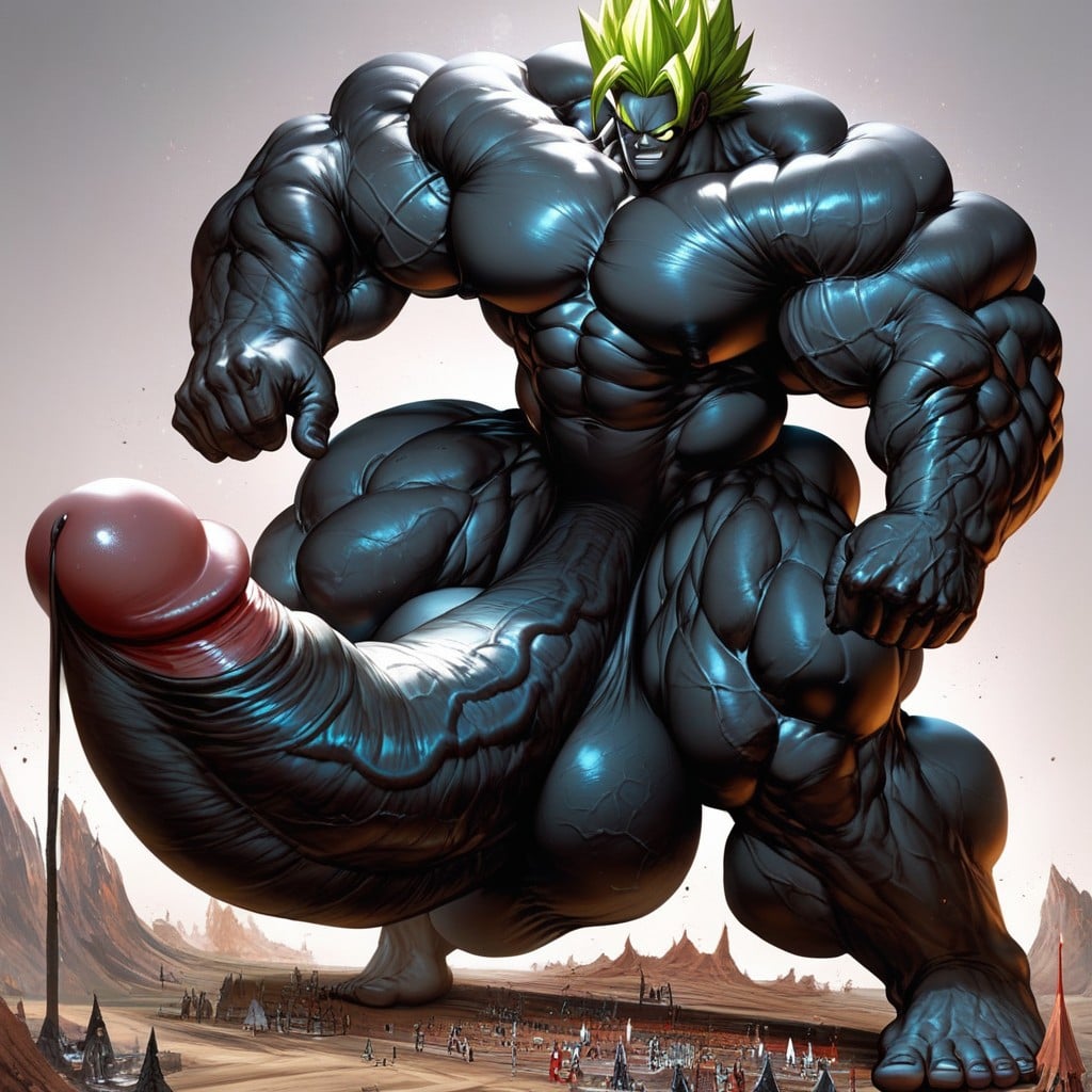 Tall, Two Dicks, Wide AI Gay Porn
