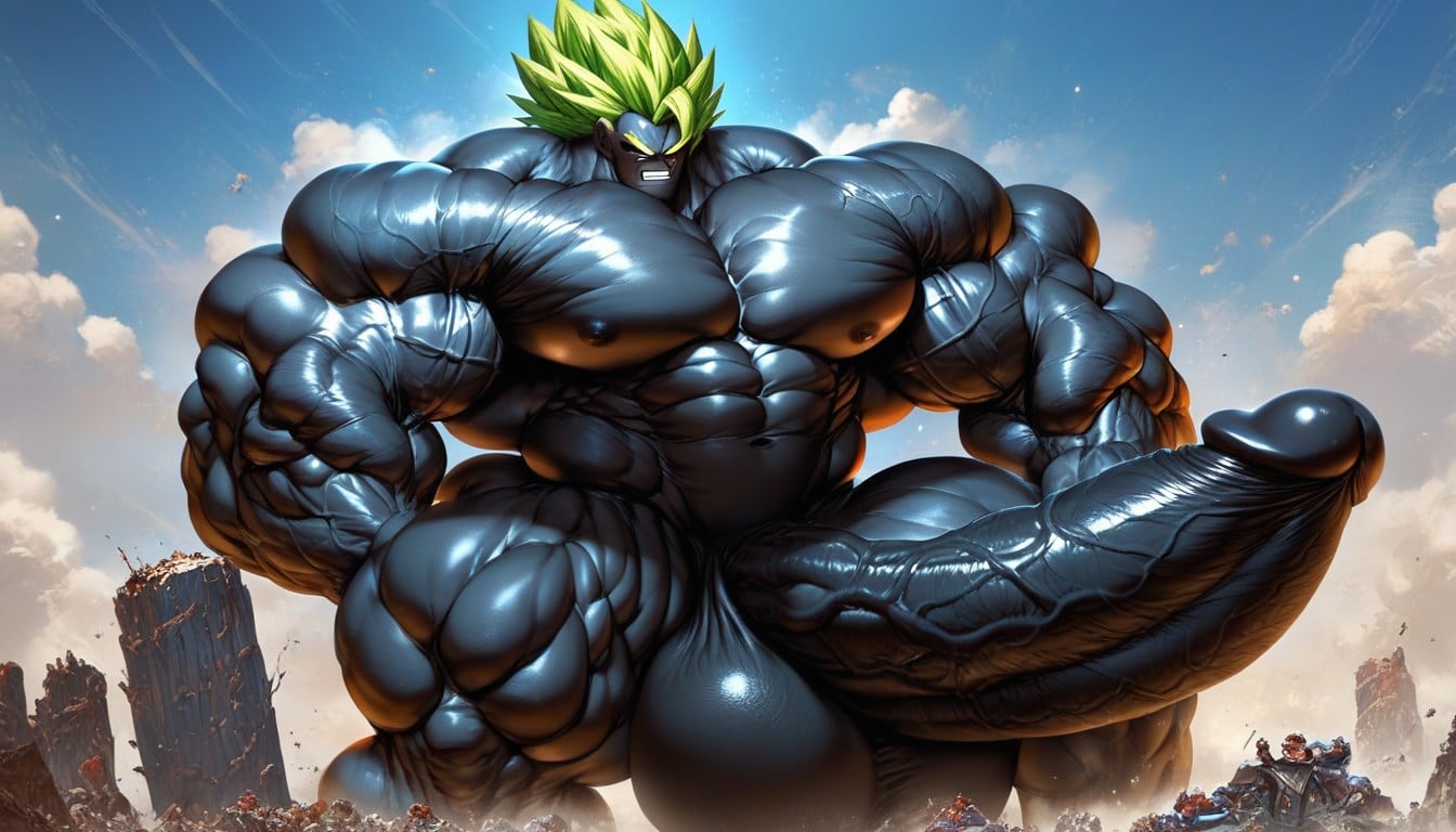 Big Man, Oversized Muscles, 18+ AI Gay Porn