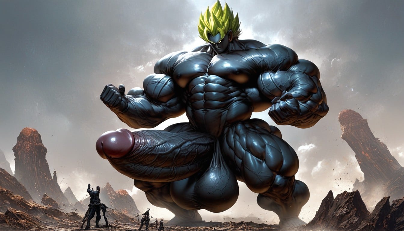 Huge Testicles, Huge Ball, 18+ AI Gay Porn