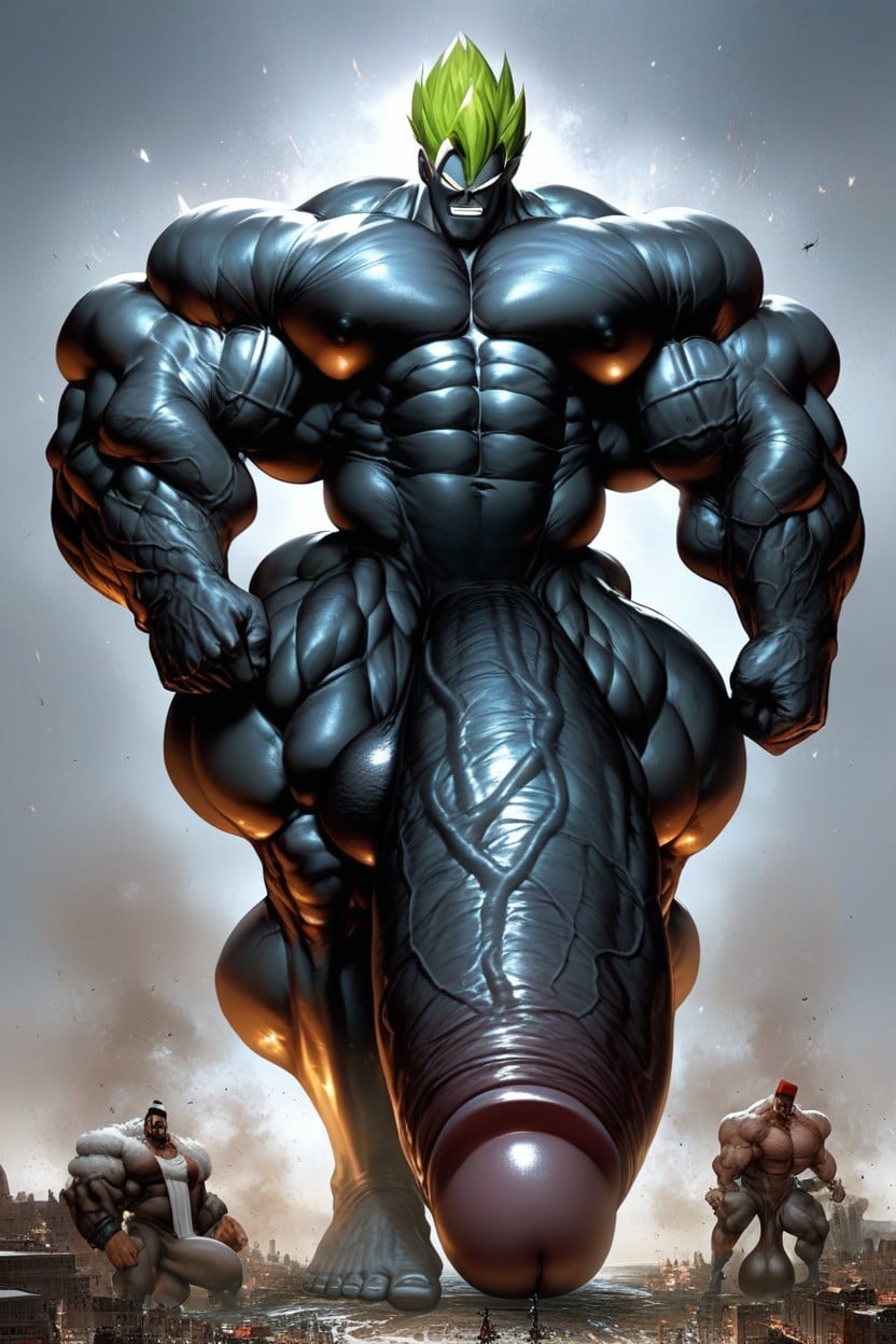 Naked, Big Man, Macro AI Gay Porn