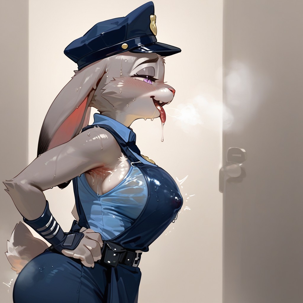Sweaty Armpits, Dripping Pussy Juce, Excessive Sweat Porno IA Furry
