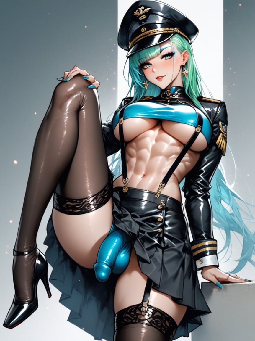 Stylized Design, Hair, Eyeliner 人妖AI黃片