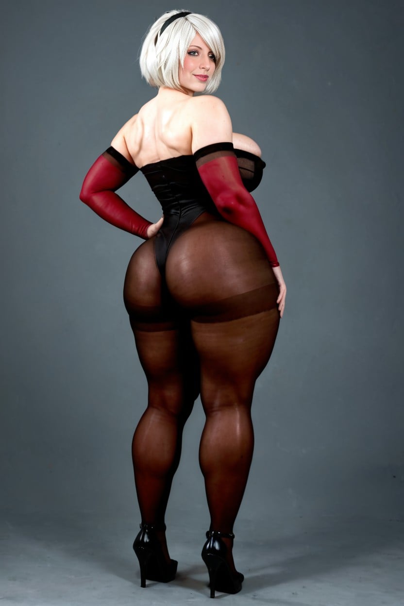Thick Muscular Thighs, Full Body, Horny AI Porn