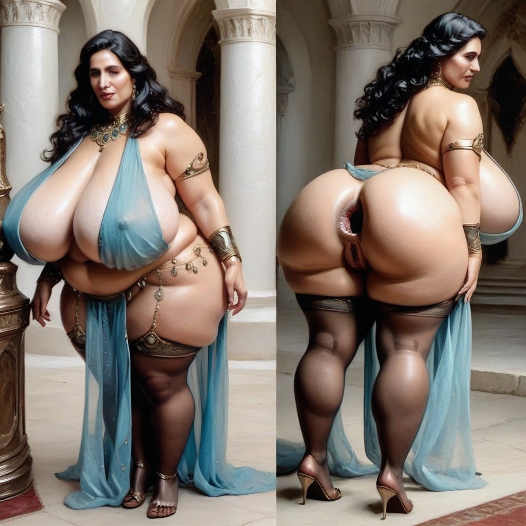 Palace, Waist, Model AI Porn
