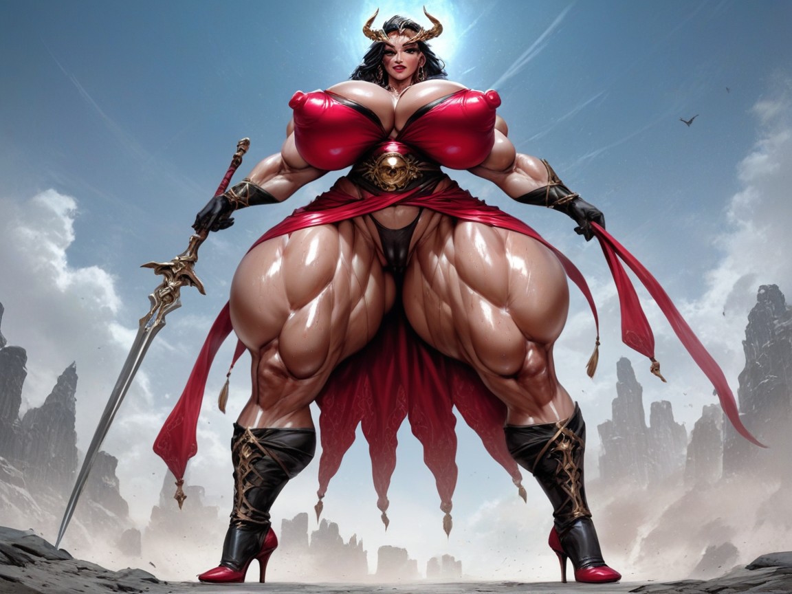Horny Big Breasts, Adorned With Intricate Designs, Nipple Bulge Big Areolae Nipple Expansion 人妖AI黃片