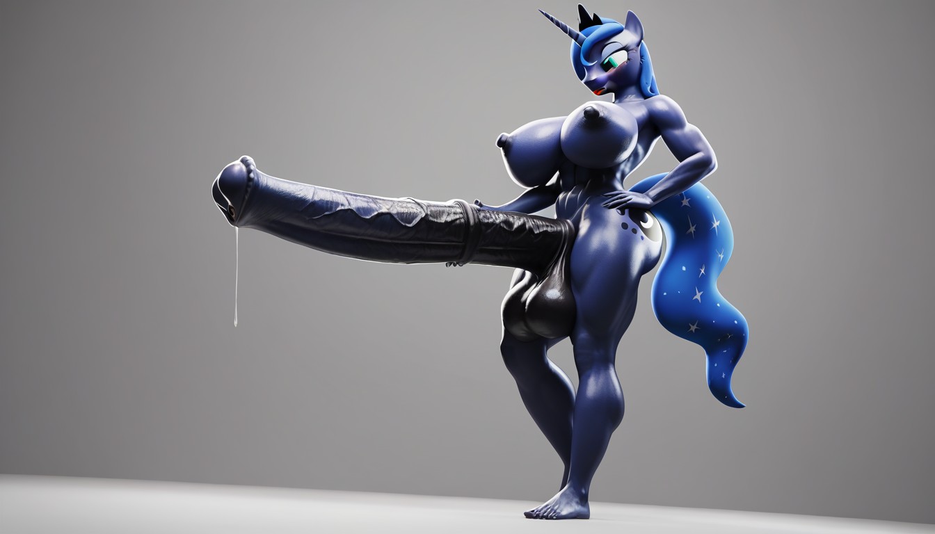 Skinny, Massive Breast, Front View Furry AI Porn