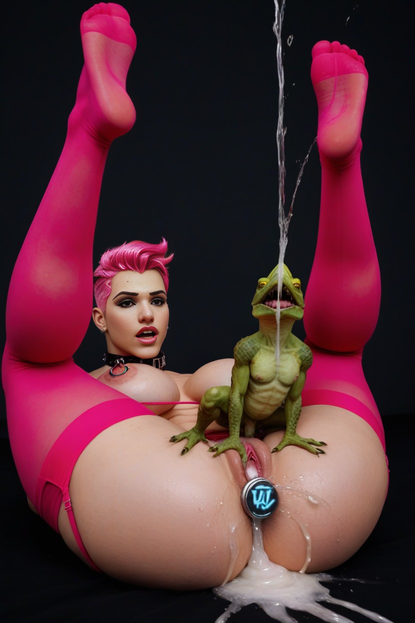 Muscular, 18+, Nose Piercing AI Porn