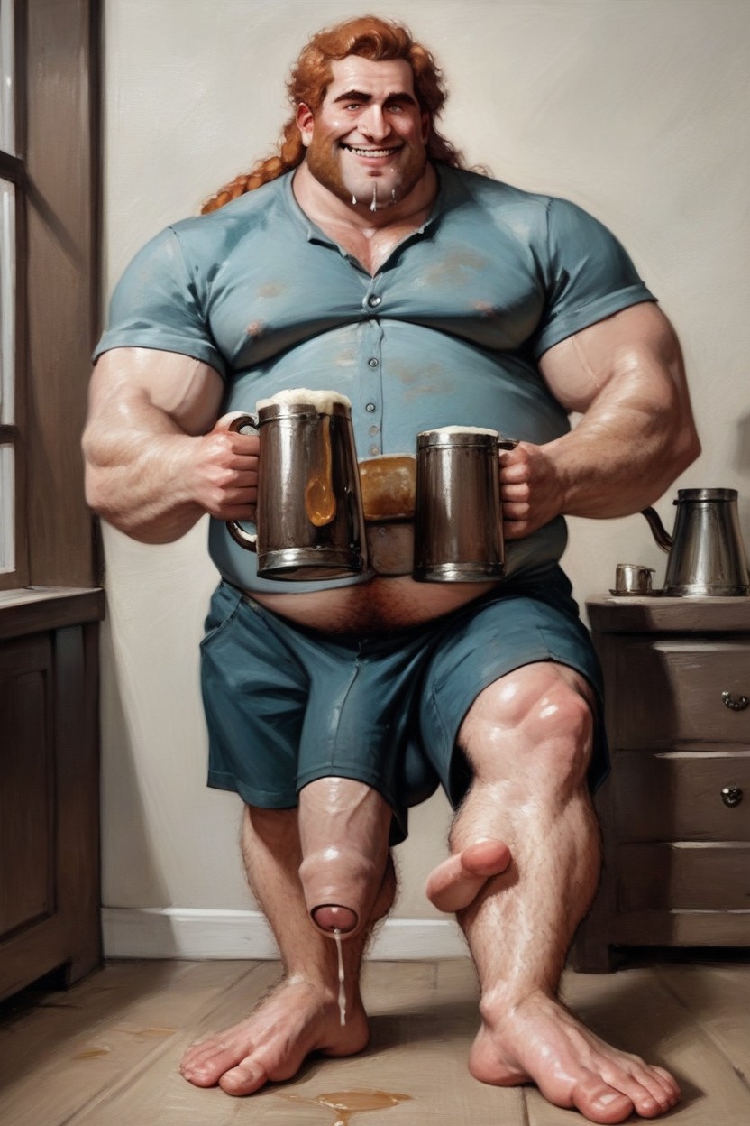 Ginger, Burly, 18+ Porno gay IA