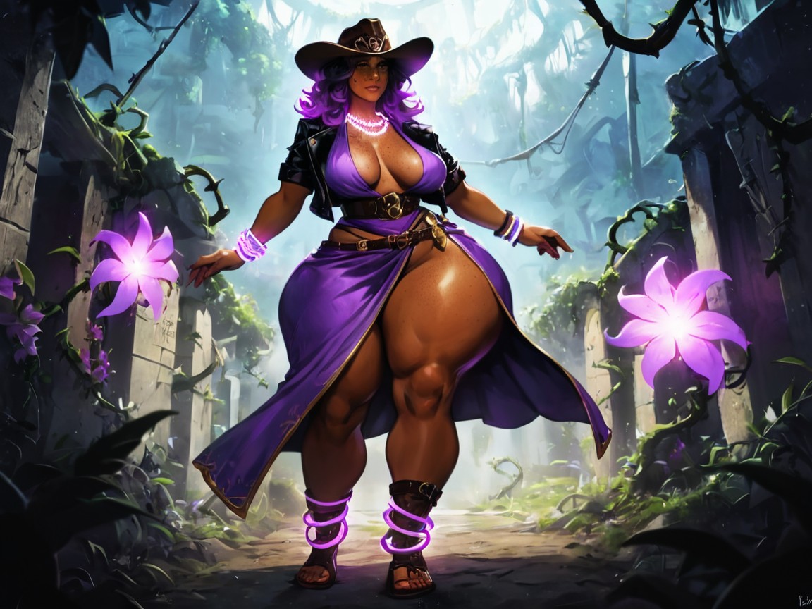 Rounded Hips, Thick, Spirits In Background Латинское ИИ порно