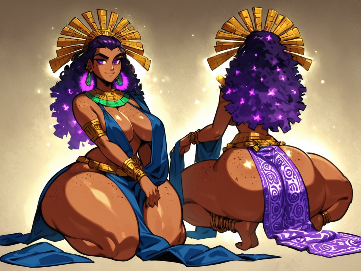 Extrêmement Lourd En Bas, Round Full Ass, Sein Naturel Porno IA Latina