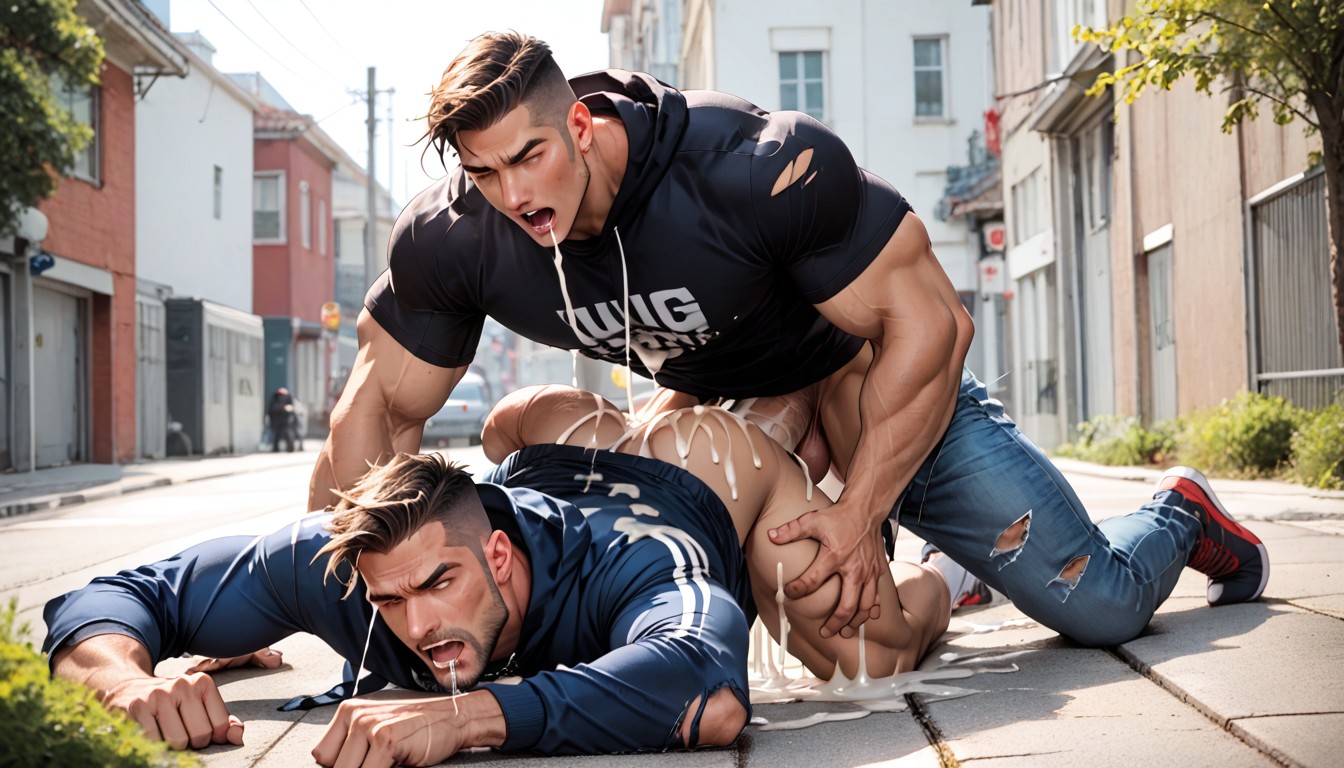 Business Man, 18+, Ass Up AI Gay Porn