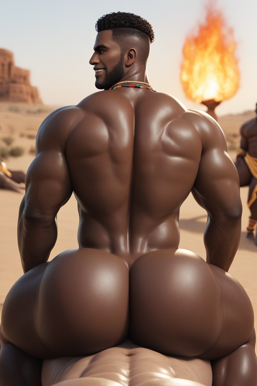 White Top, Pov, African Village AI Gay Porn