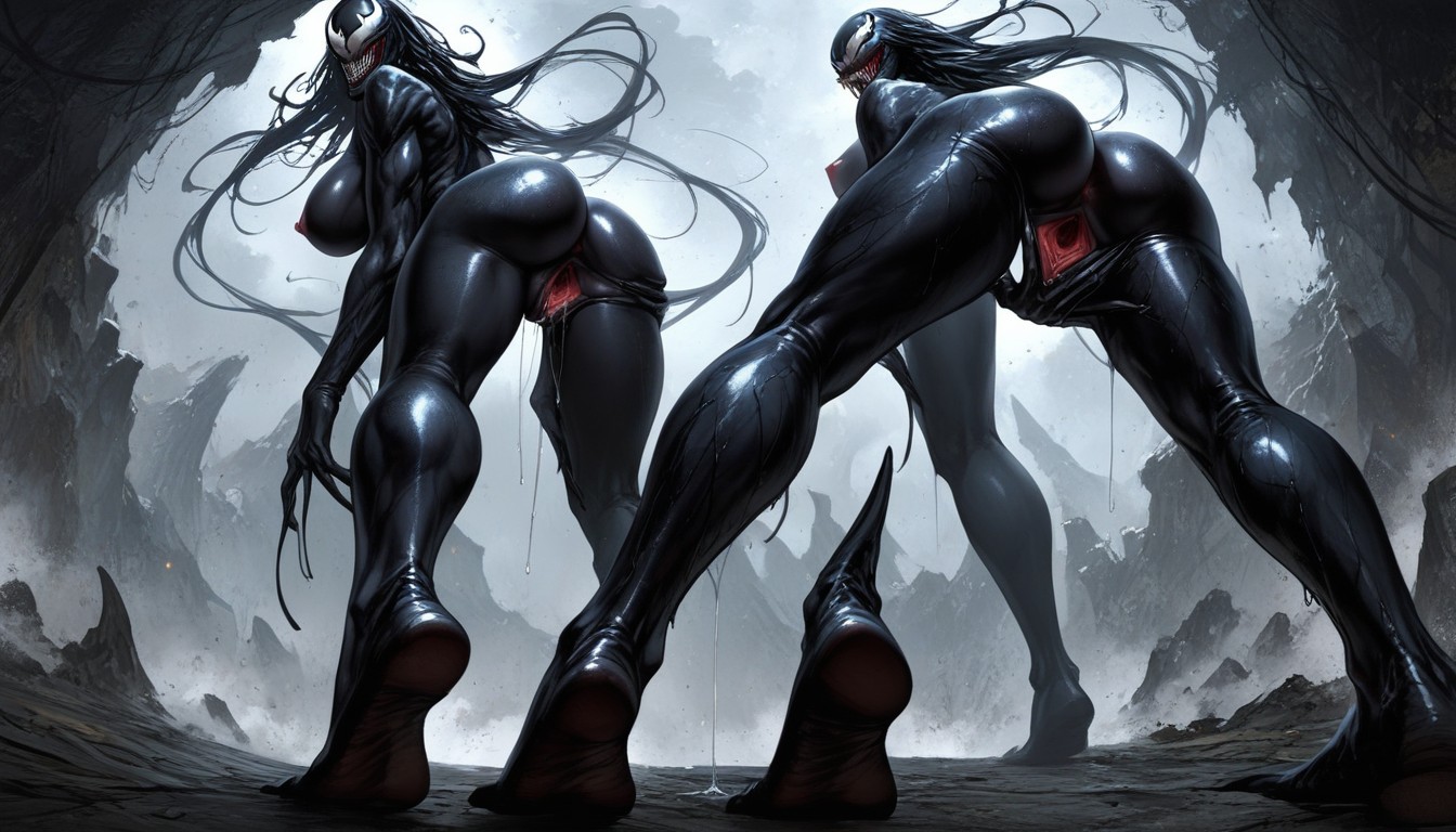 Thighs, Sharp Teeth, She-venom Characters Hentai IA