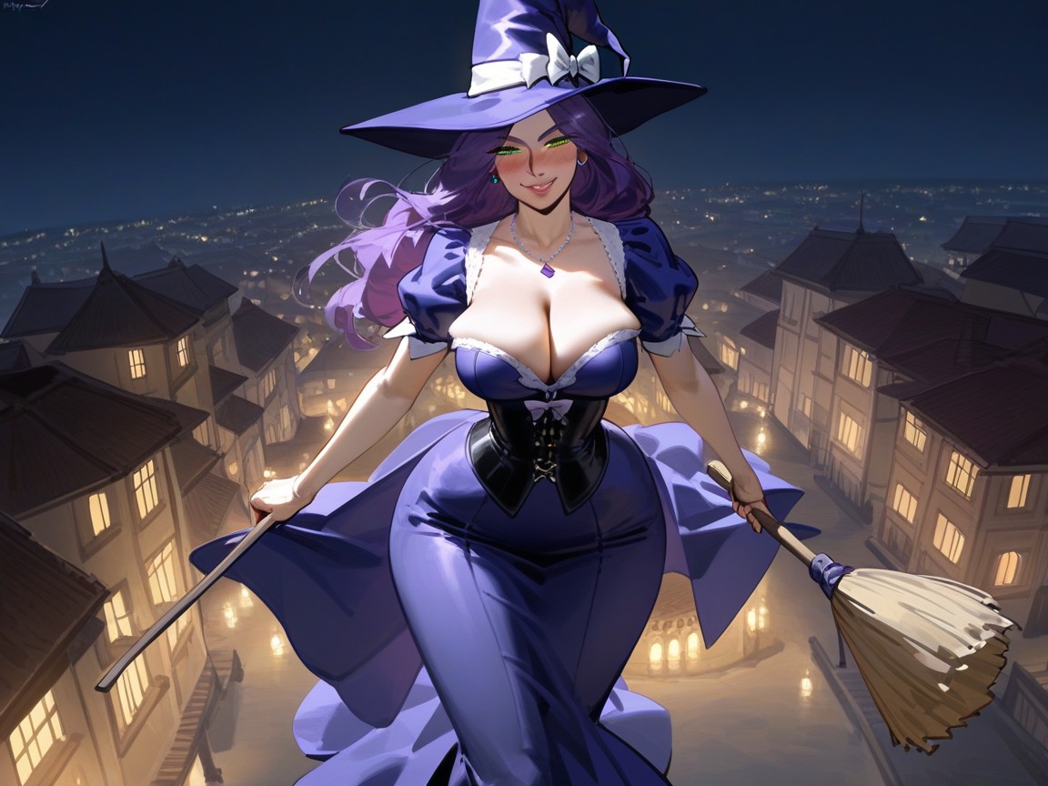 Medieval City, Thick Thighs, Cute Hentai AI Porn