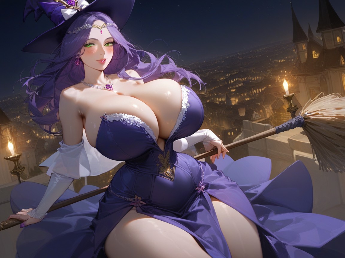 Waist Shot, Smug Expression, Large White Bows Hentai AI Porn