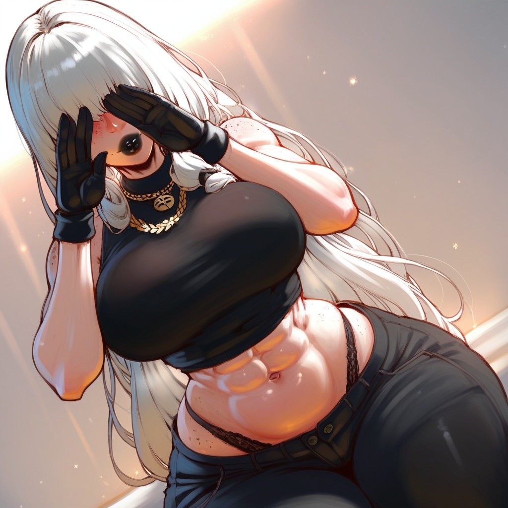 Extremely Large Ass, Ultra High Detail, Black And White High Top Sneakers AI Porn