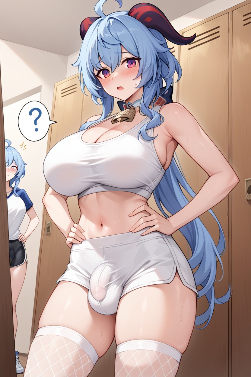 Choker, Large Ass, Cute AI Porn