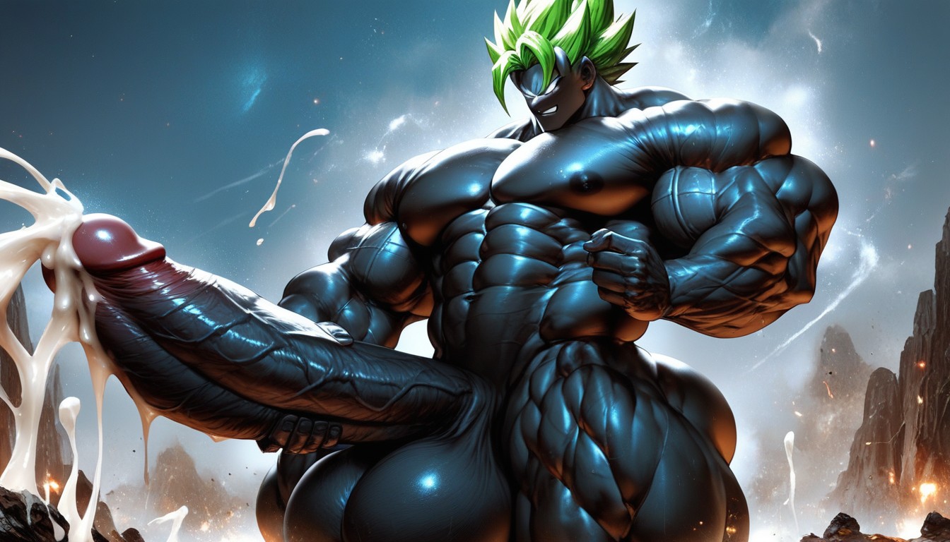 Giant, Super Saiyan, 18+ AI Gay Porn