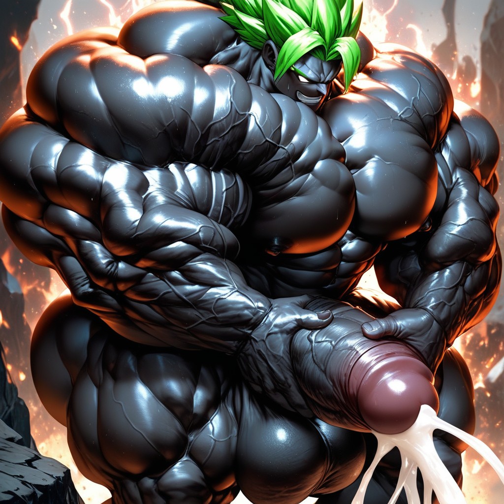 Hyper Penis, Naked, Giant AI Gay Porn