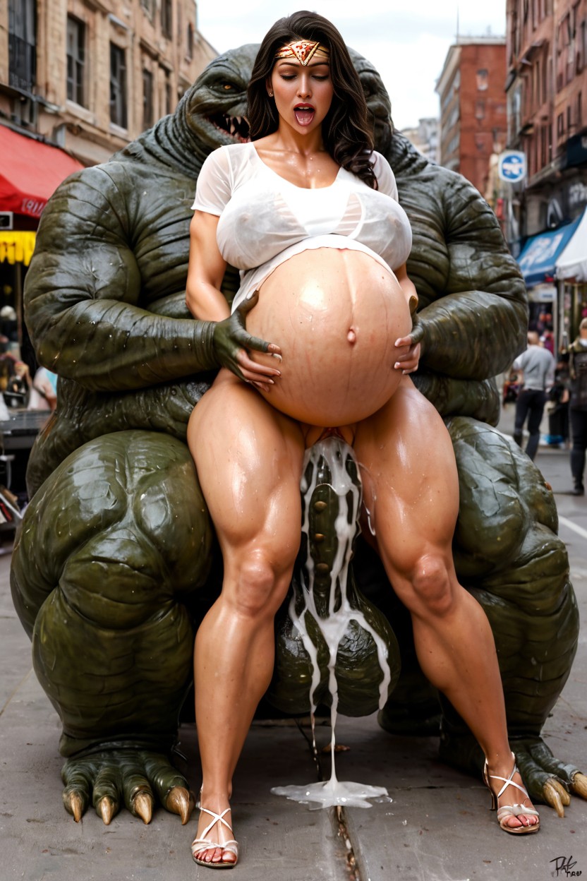 Womens Parasitized Woombs, Haevy Buldging Pregnant Belly, Super Model AI 포르노