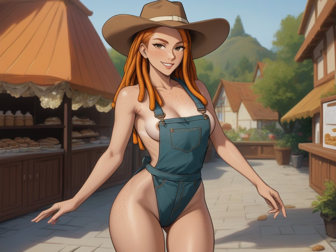 능글맞은 표정, Medium Breasts, Afterimage AI 포르노
