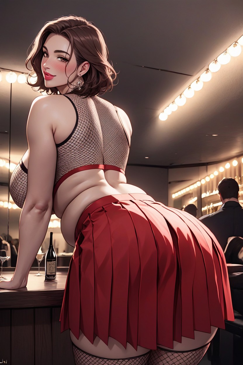 Blushing, Big Mouth, 昏暗照明 AI黄片