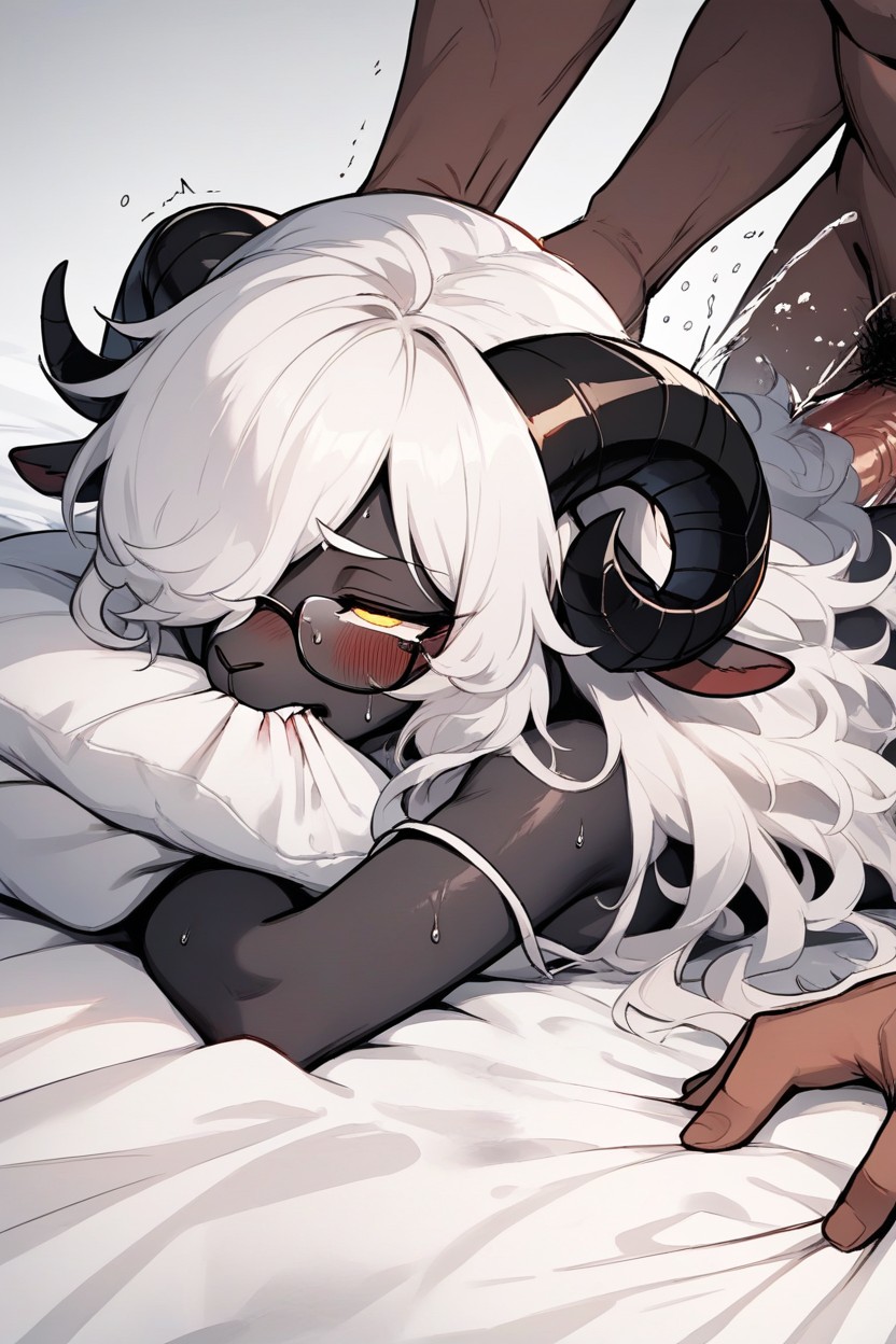 Sheep Horn, Wavy Smile, Wet Clothes Furry IA