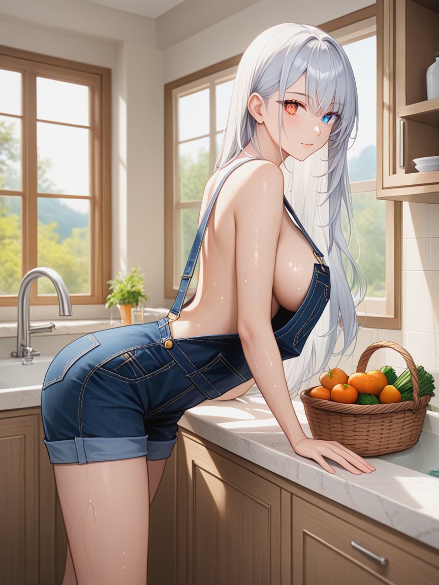 High Resolution, Volumetric Sunlight, Depth Of Field Hentai IA