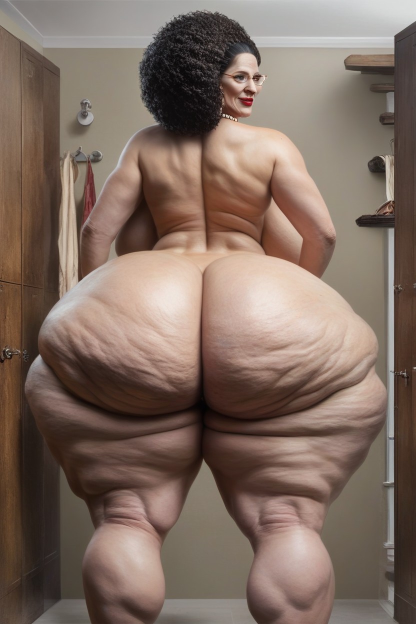 Fat Ass, Super Thick Thighs, 阴毛 AI黄片