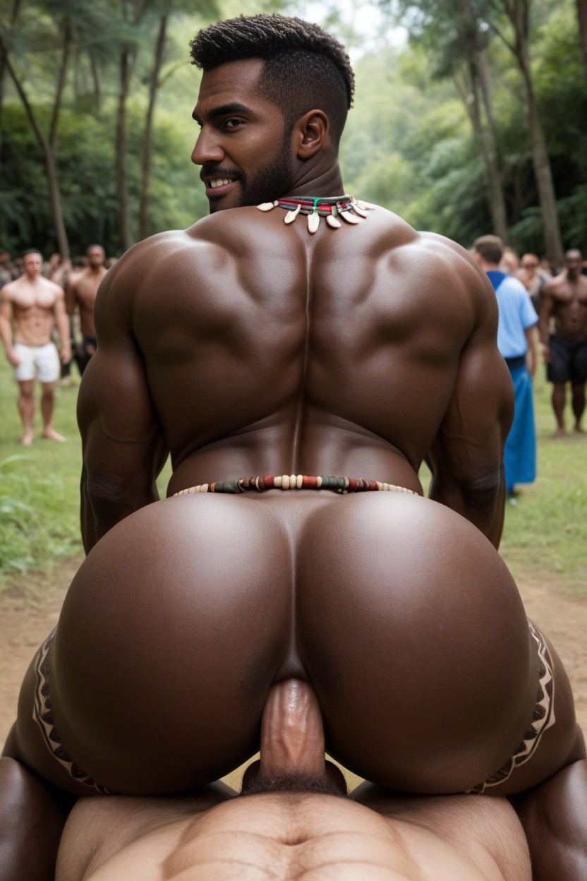 Taunting, 18+, Tribal Wear AI Gay Porn