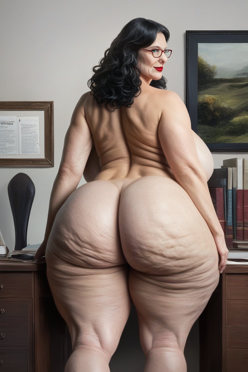 粗大腿, Extremely Enormous Fake Booty, Cellulite AI黄片