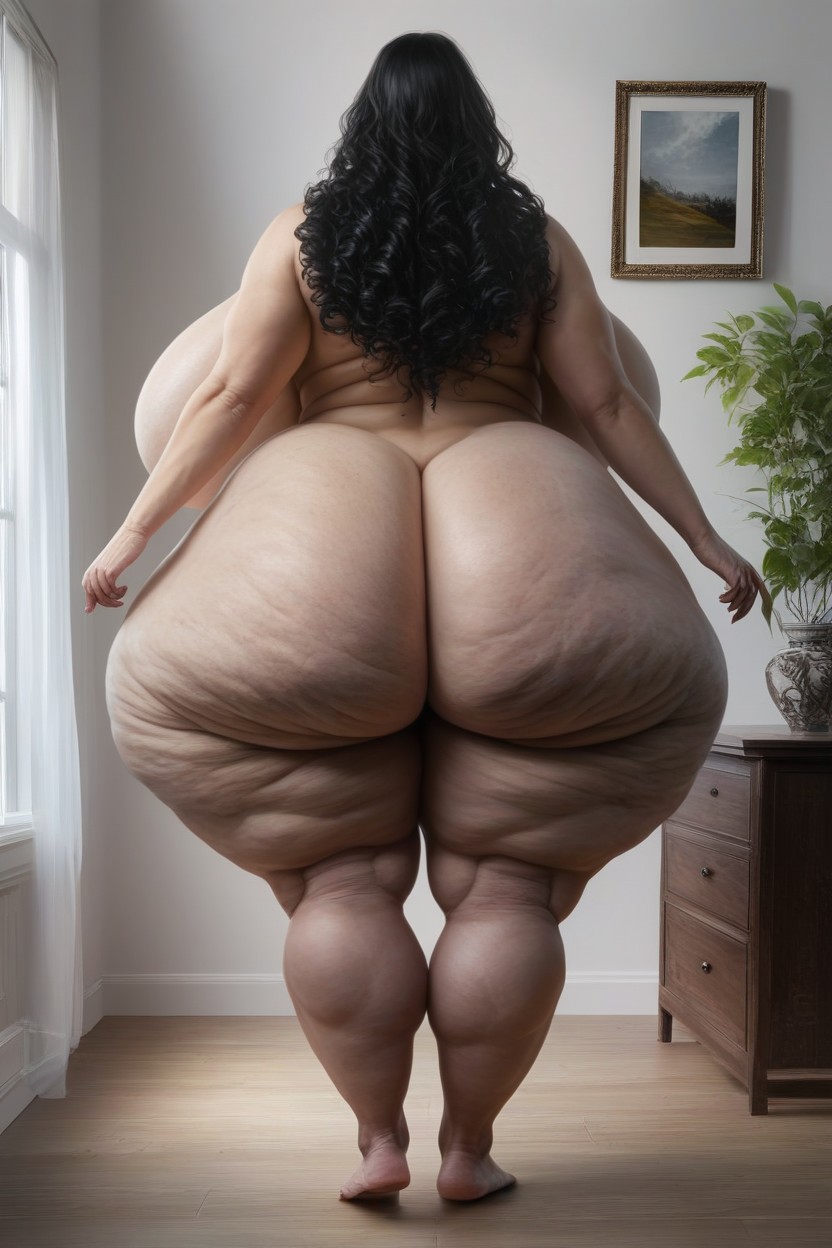 60+, Monster Fake Butt, Massive Cellulite Fake Ass AI黄片