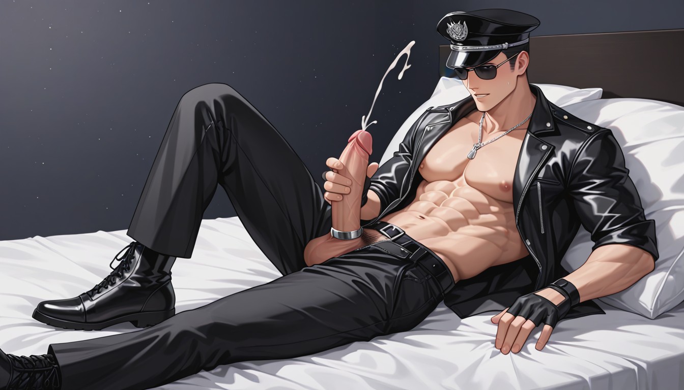 Night Time, Location Bed, 18+ AI Gay Porn