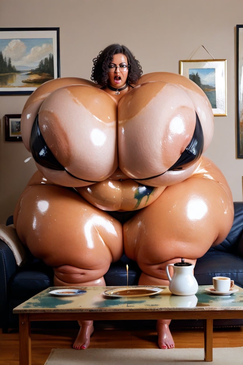Short Length, Impossible To Fit In Mouth, Big Ass Shemale AI Porn