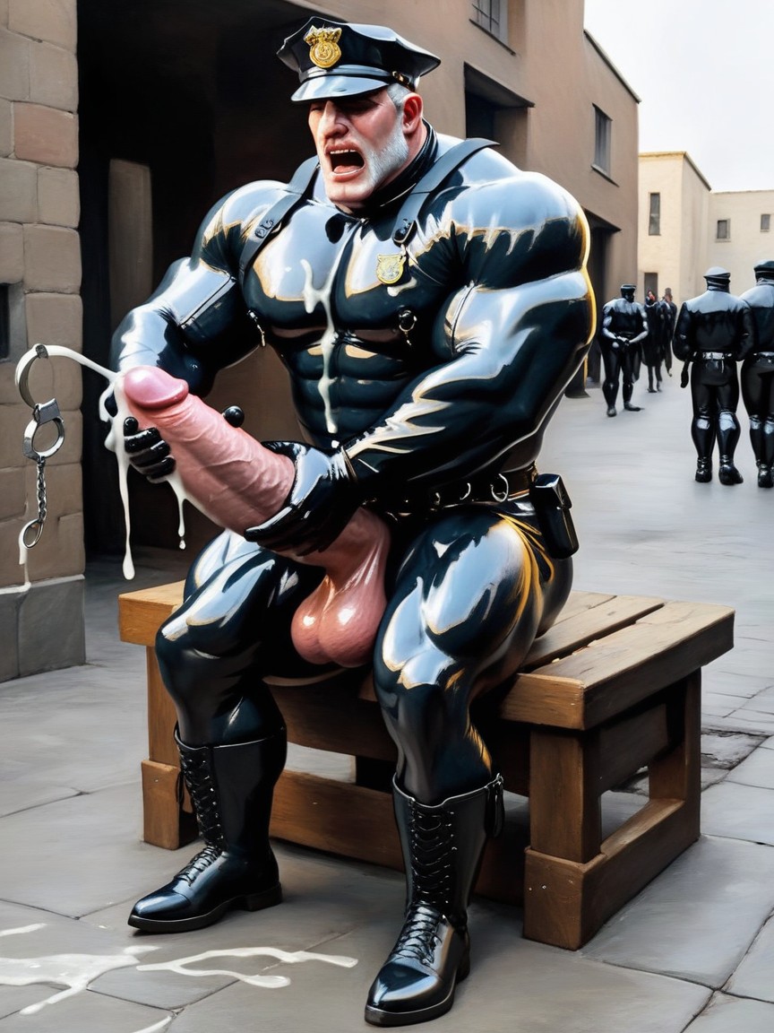 Boots, Monster Penis, Chains AI Gay Porn