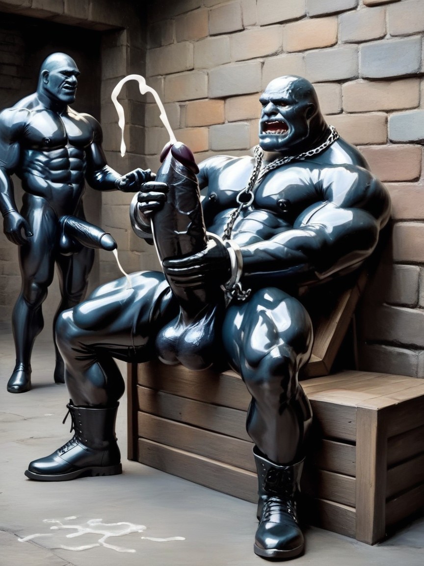 Large Gloves, Fucking, Boots AI Gay Porn