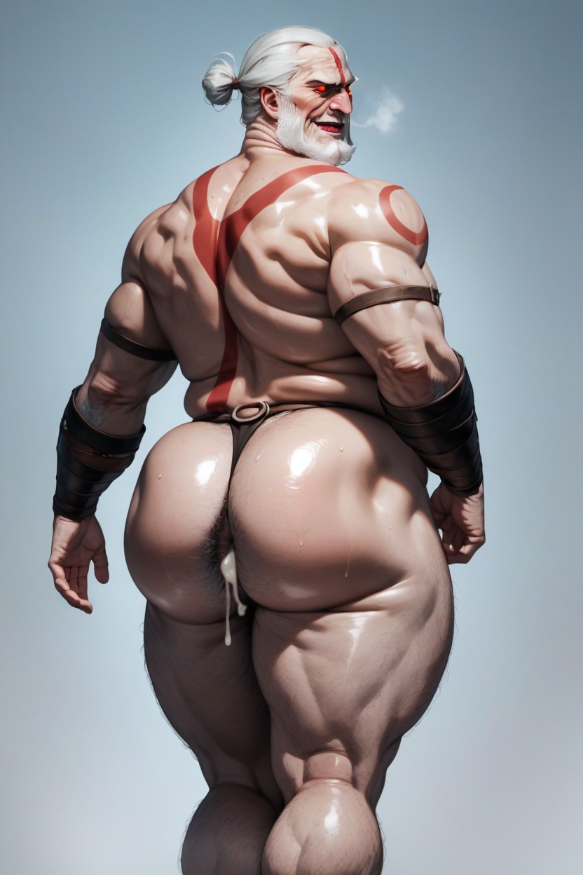Glowing Eyes, Fat, 50+ AI Gay Porn