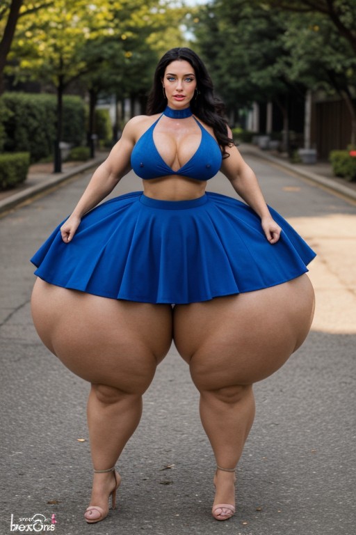 Thick Lips, Ripped Muscles, Massive Pussy Bulge AI Porn