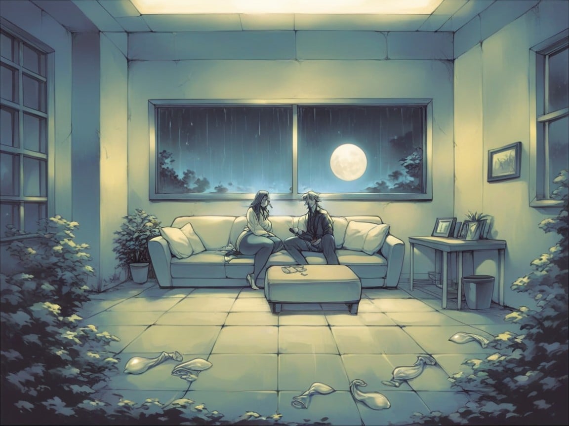 Two People, Dusk, Shes Been Sucking Cock For A Long Time Hentai AI Porn