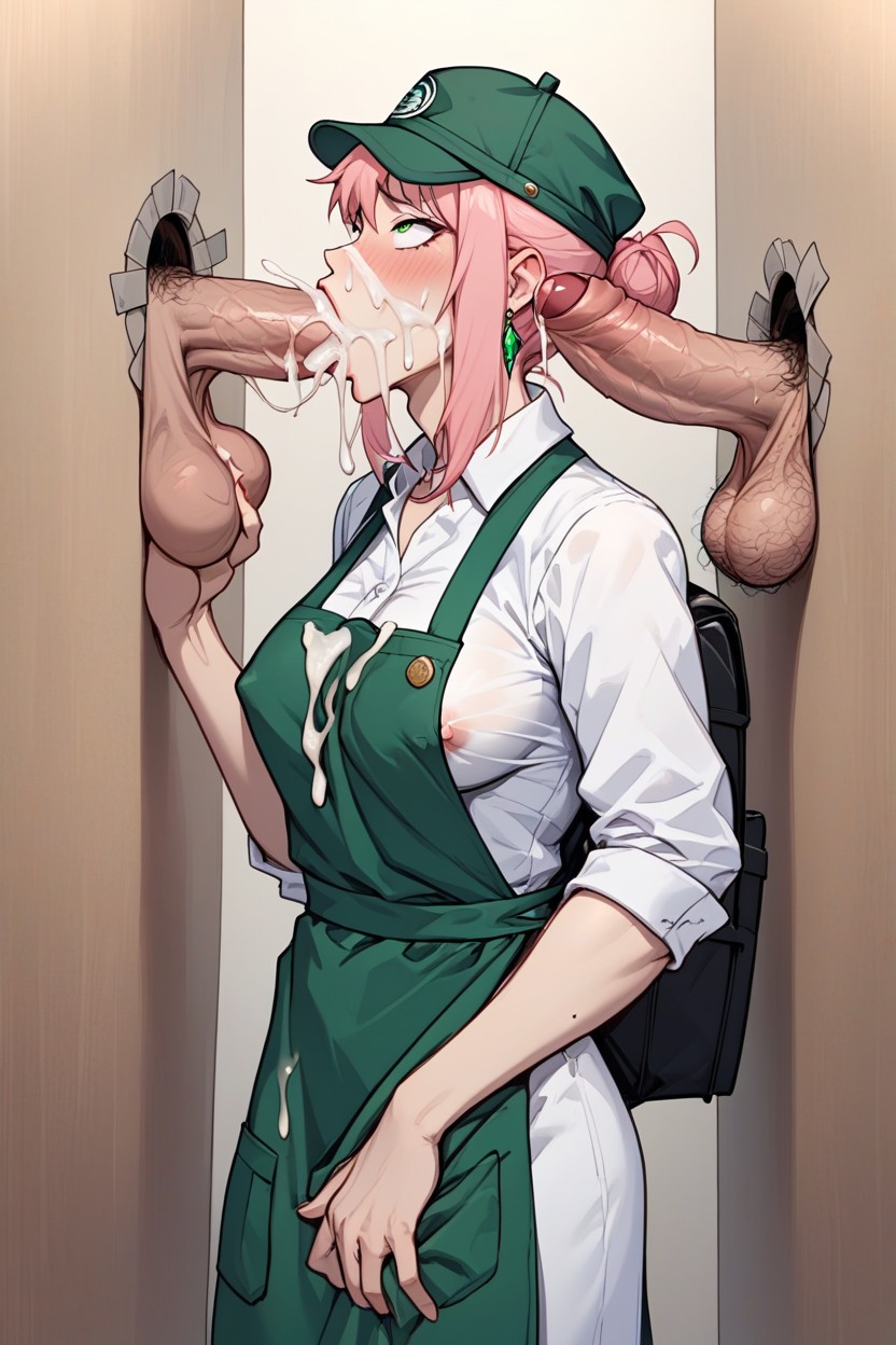 Grabbing Boobs, Deepthroat, Vibrator Hentai AI Porn