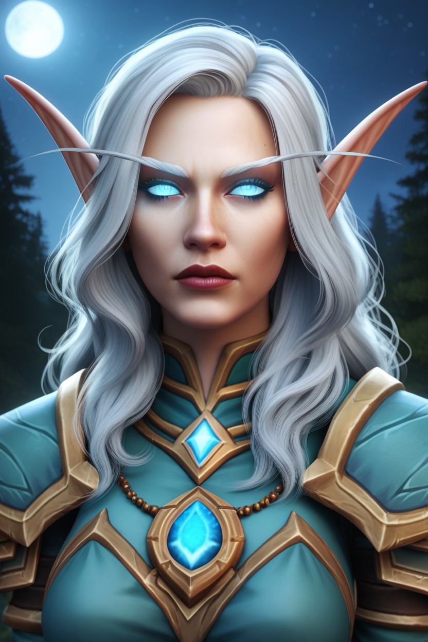 Front View, Swarthy Skin, Night AI Porn